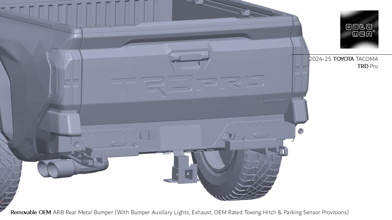 2024 2025 TOYOTA Tacoma TRD Pro 3D Scan Surface Data 3D model_36