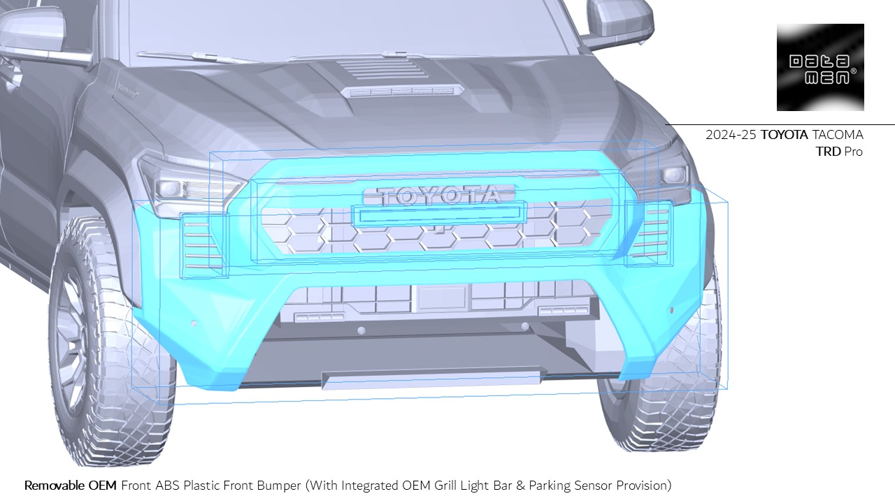 2024 2025 TOYOTA Tacoma TRD Pro 3D Scan Surface Data 3D model_33