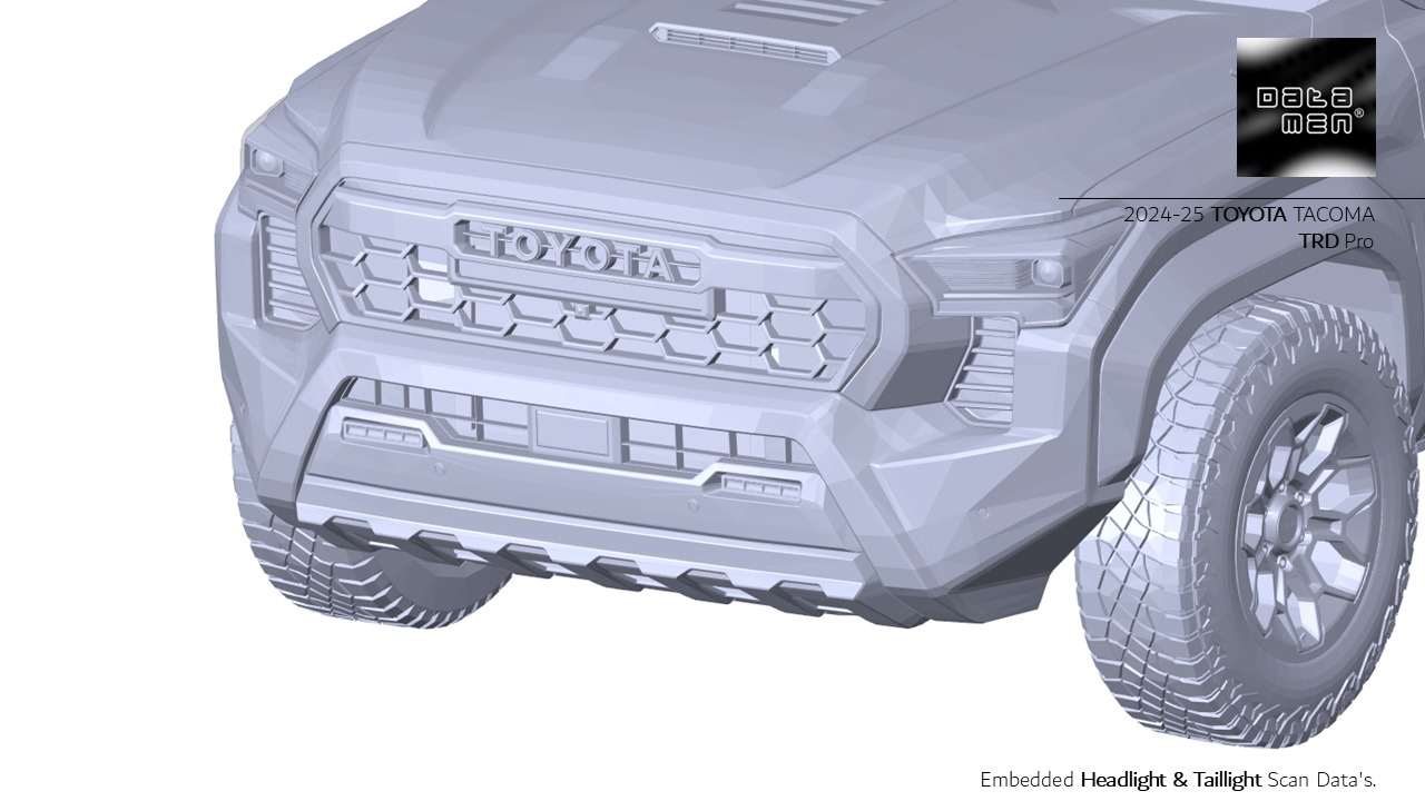 2024 2025 TOYOTA Tacoma TRD Pro 3D Scan Surface Data 3D model_19