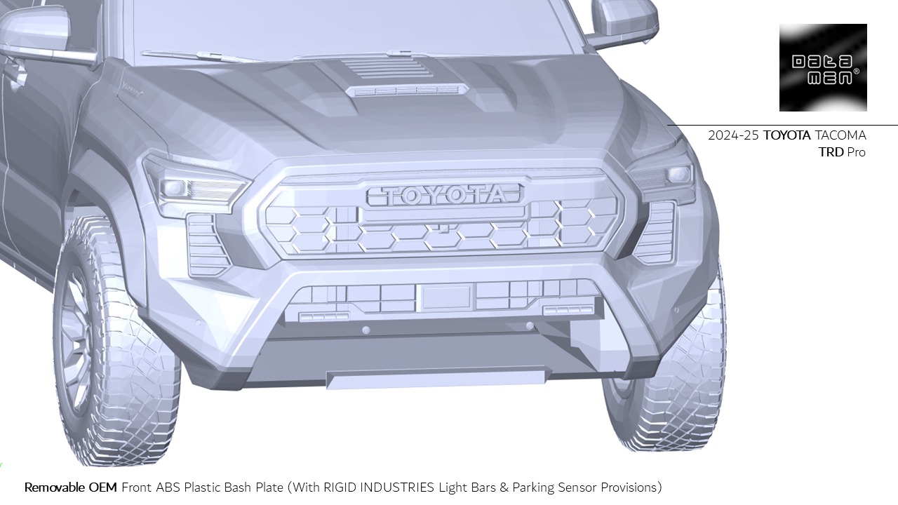 2024 2025 TOYOTA Tacoma TRD Pro 3D Scan Surface Data 3D model_32