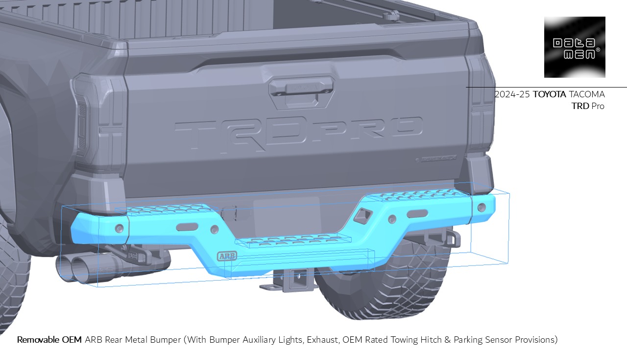 2024 2025 TOYOTA Tacoma TRD Pro 3D Scan Surface Data 3D model_35