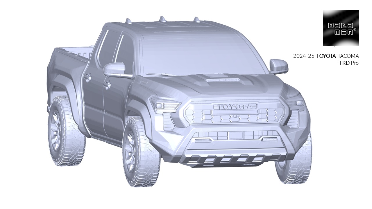2024 2025 TOYOTA Tacoma TRD Pro 3D Scan Surface Data 3D model_21