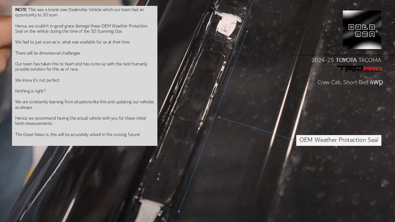 2024 2025 TOYOTA Tacoma TRD Pro 3D Scan Surface Data 3D model_46