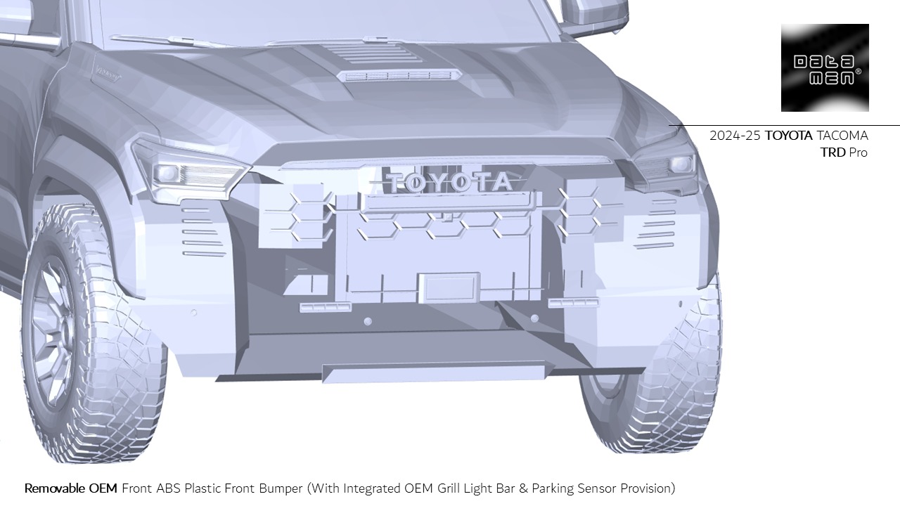 2024 2025 TOYOTA Tacoma TRD Pro 3D Scan Surface Data 3D model_34