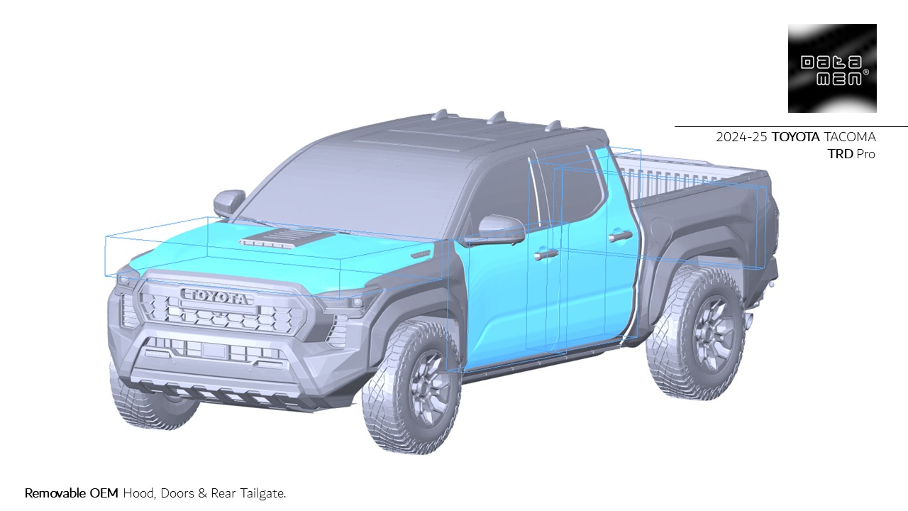 2024 2025 TOYOTA Tacoma TRD Pro 3D Scan Surface Data 3D model_38