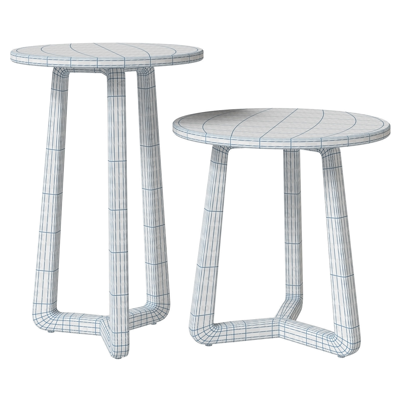 Exteta Sunset side tables 3D model_13