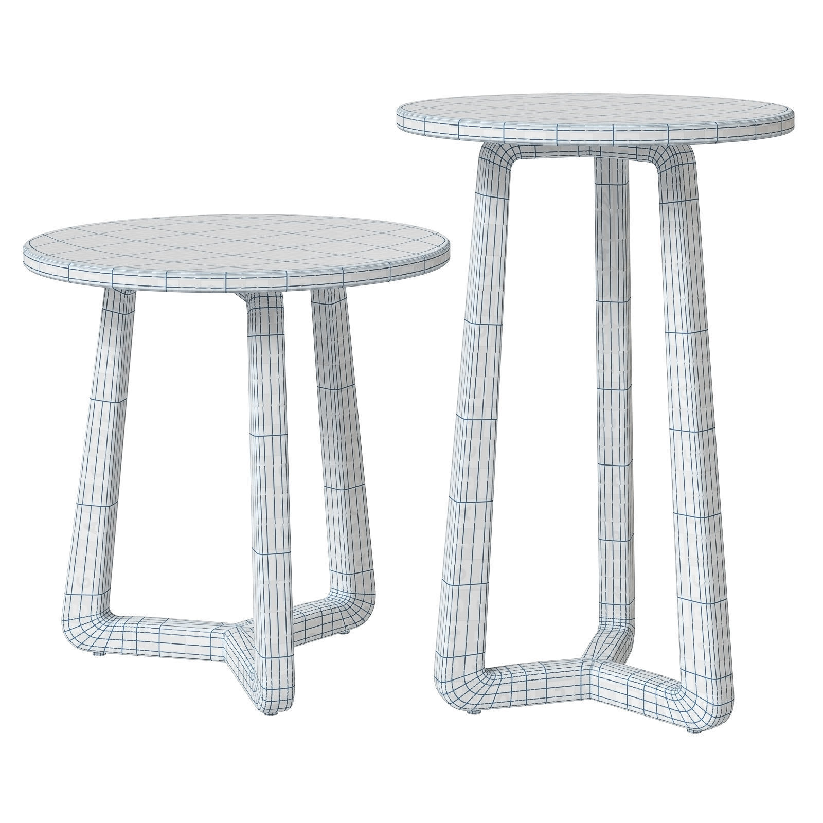 Exteta Sunset side tables 3D model_18