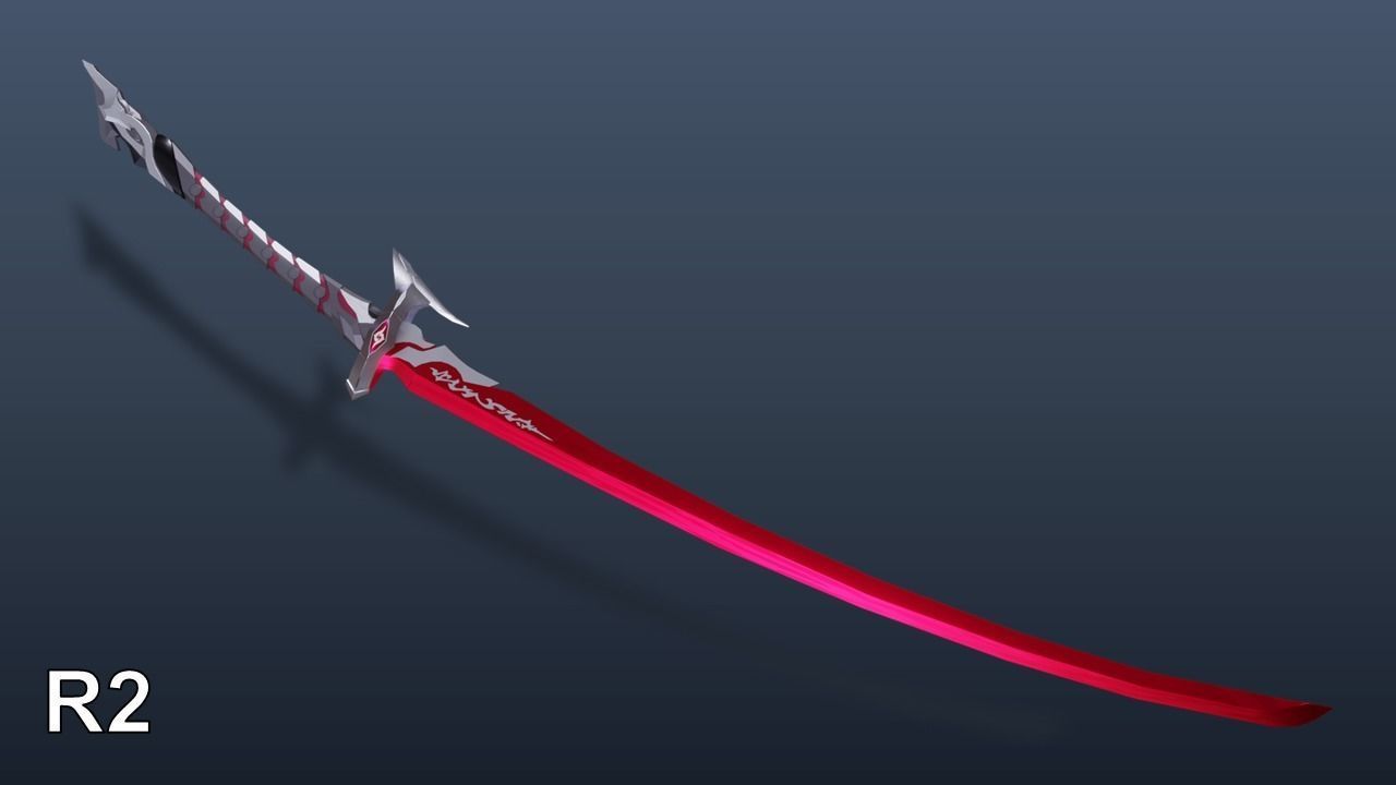 ACHERON SWORD FULL KIT From Honkai Star Rail 3D model_7