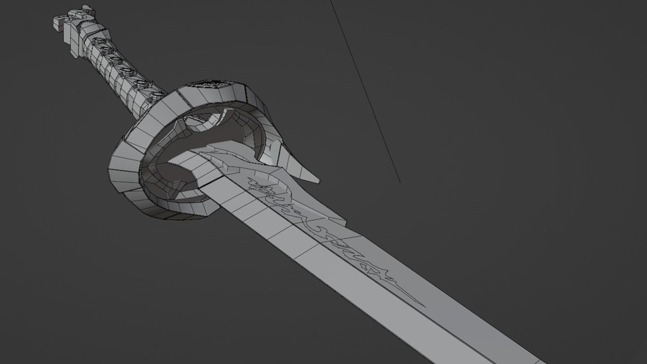 ACHERON SWORD FULL KIT From Honkai Star Rail 3D model_11