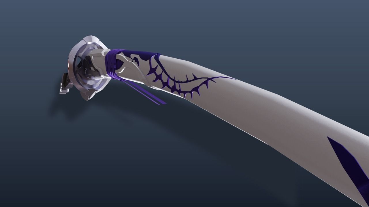 ACHERON SWORD FULL KIT From Honkai Star Rail 3D model_14