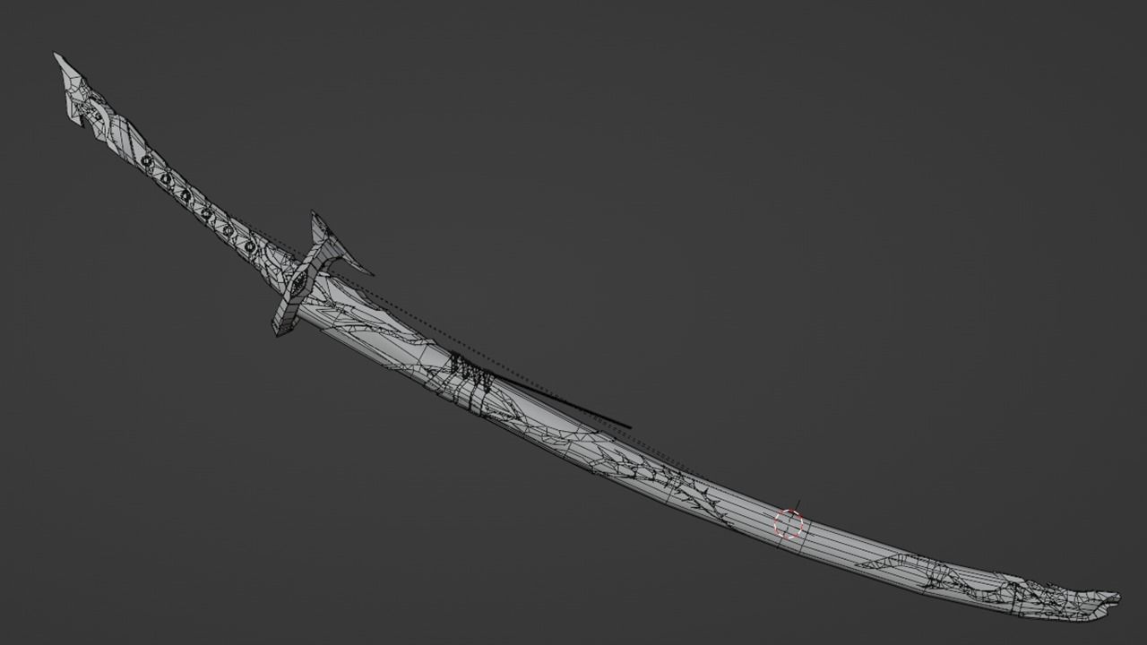 ACHERON SWORD FULL KIT From Honkai Star Rail 3D model_16