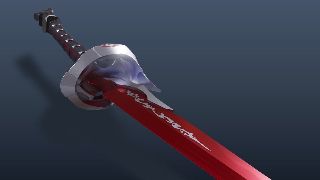ACHERON SWORD FULL KIT From Honkai Star Rail 3D model_8