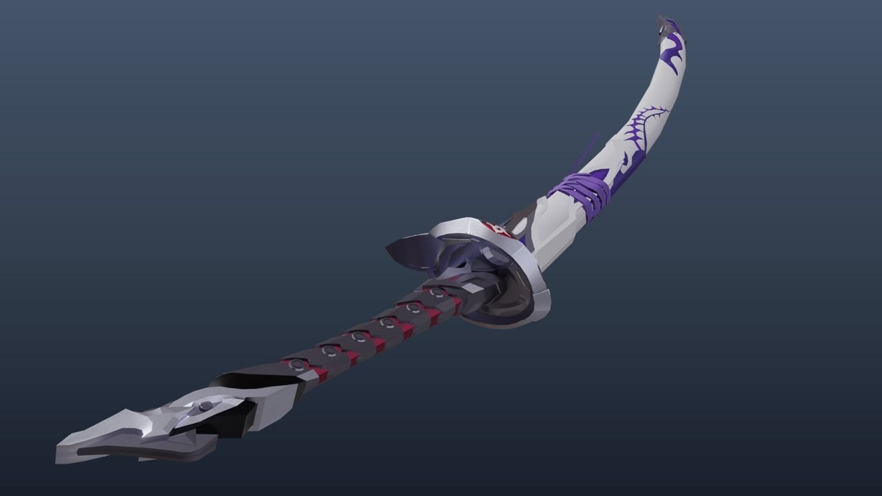 ACHERON SWORD FULL KIT From Honkai Star Rail 3D model_15