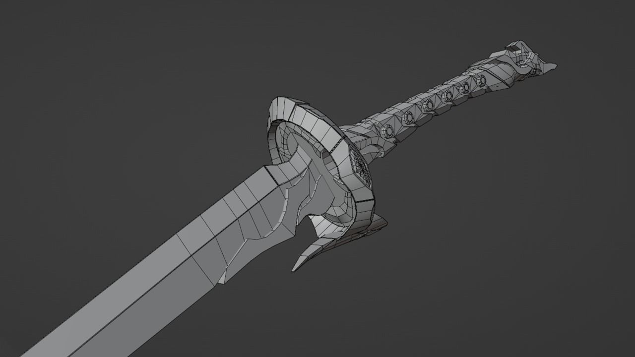 ACHERON SWORD FULL KIT From Honkai Star Rail 3D model_5