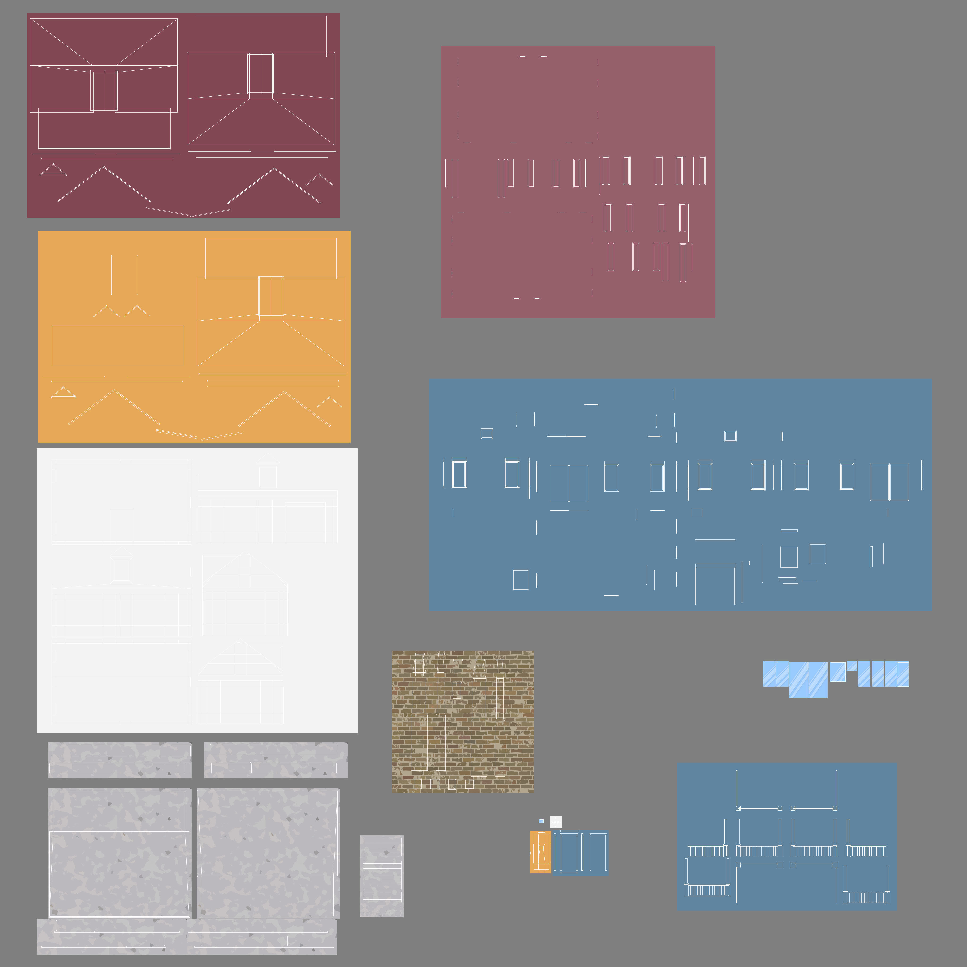 Cartoon House 5 Low-poly 3D model_13