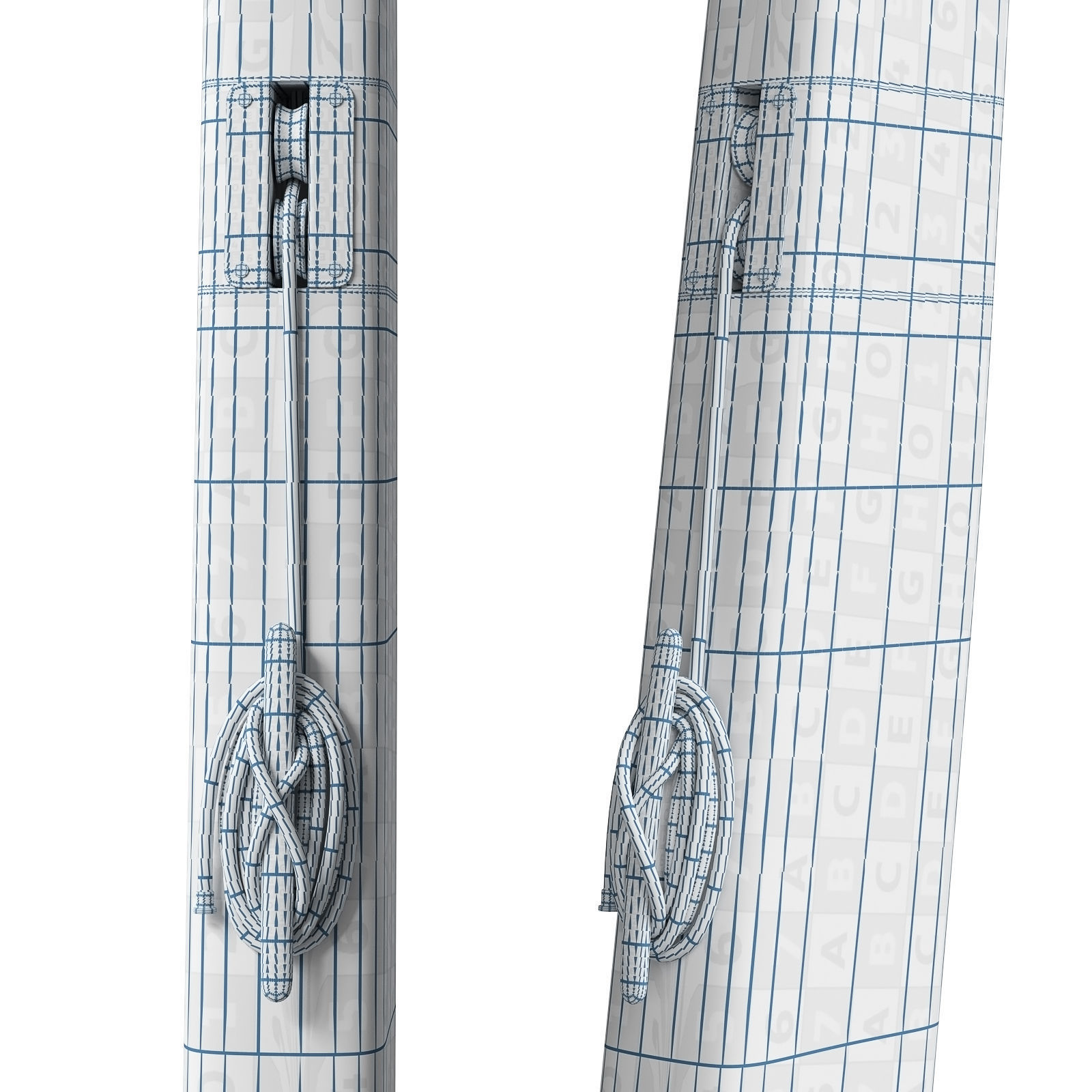 Exteta 10th canopy Butterfly A 3D model_10