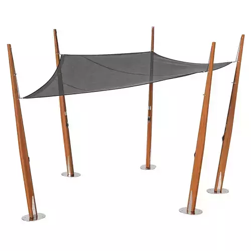 Exteta 10th canopy Butterfly B 3D model