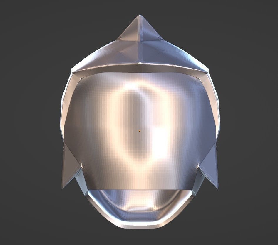 Power Rangers Wild Force Blue Ranger helmet 3D print model_3