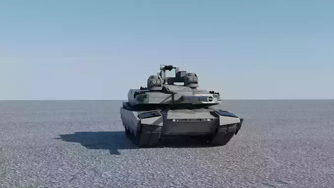 M1E3 AbramsX 3D model