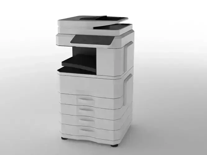 Office printer 3D model