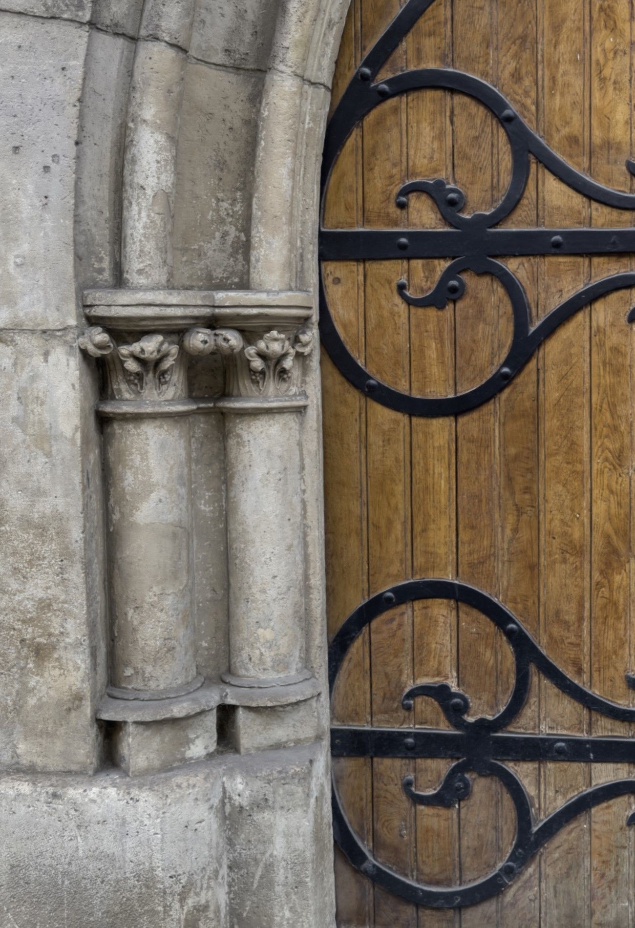 Neo-gothic door 3D model_8