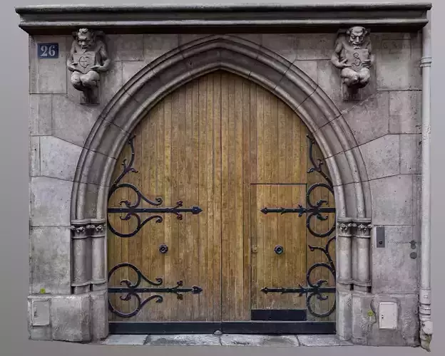 Neo-gothic door