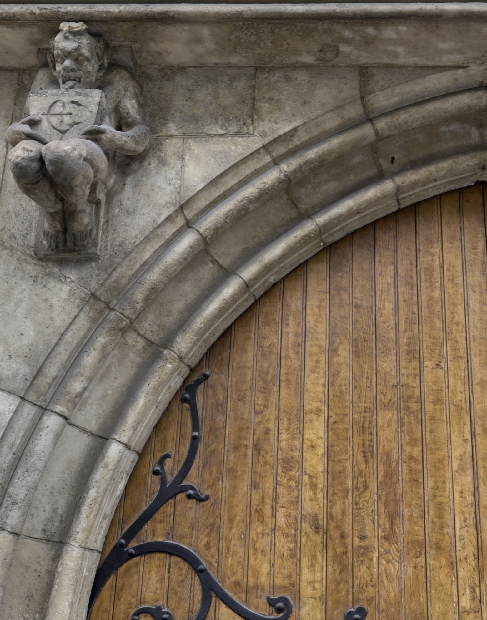 Neo-gothic door 3D model_6