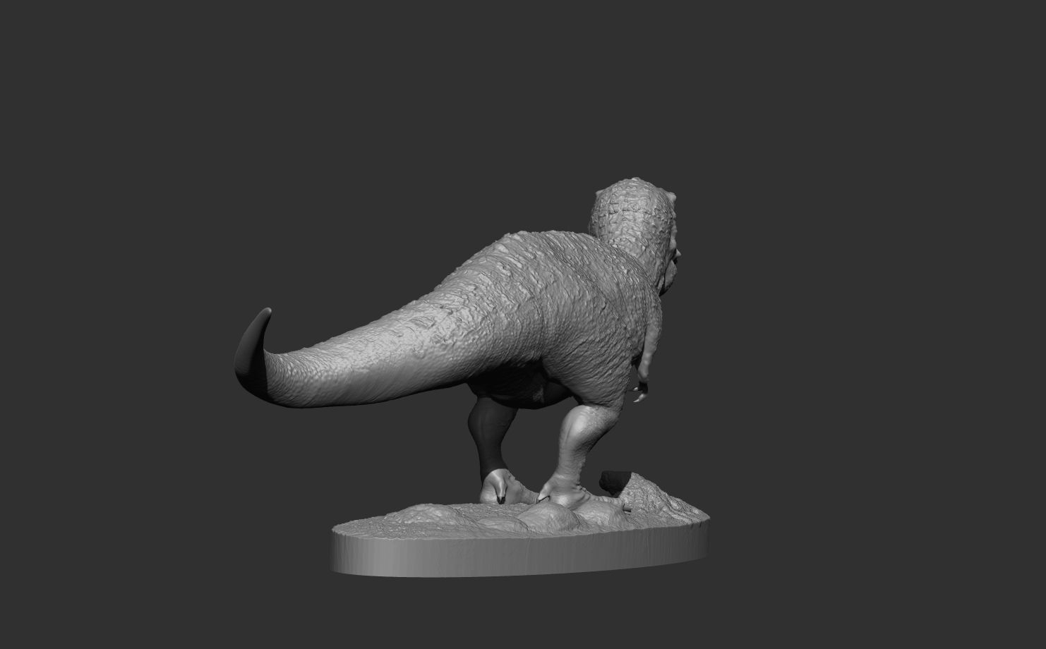 TYRANNOSAURUS VER2 STL FILE 3D print model_4