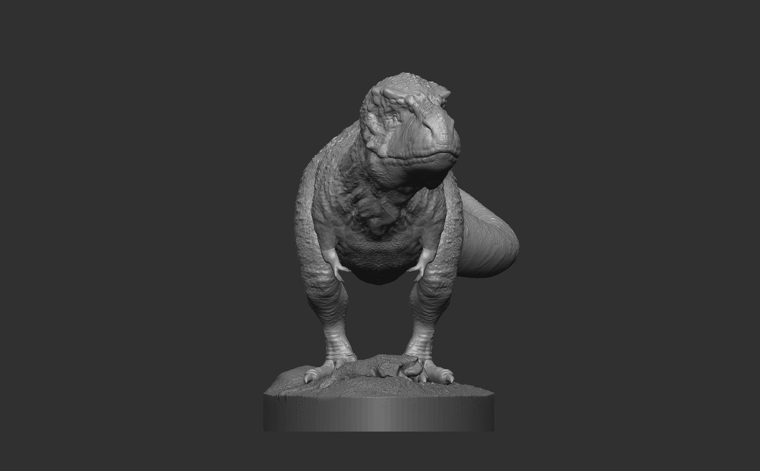 TYRANNOSAURUS VER2 STL FILE 3D print model_2