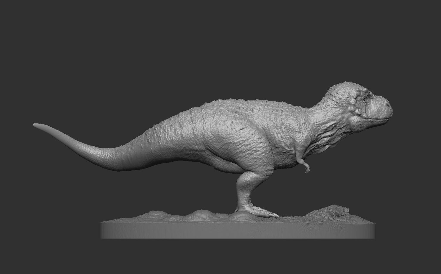 TYRANNOSAURUS VER2 STL FILE 3D print model_3