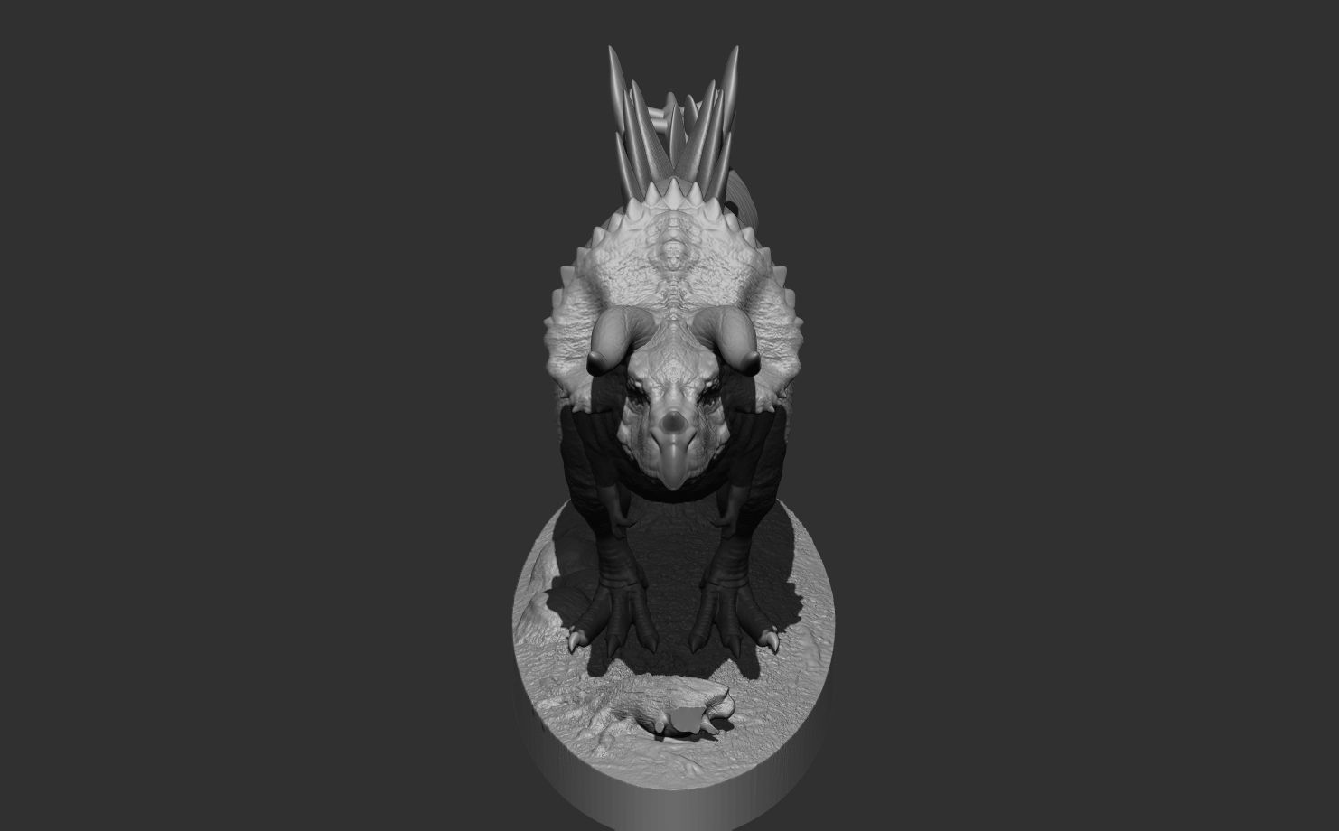 UITIMASAURUS DINOSAUR VER1 STL FILE 3D print model_2