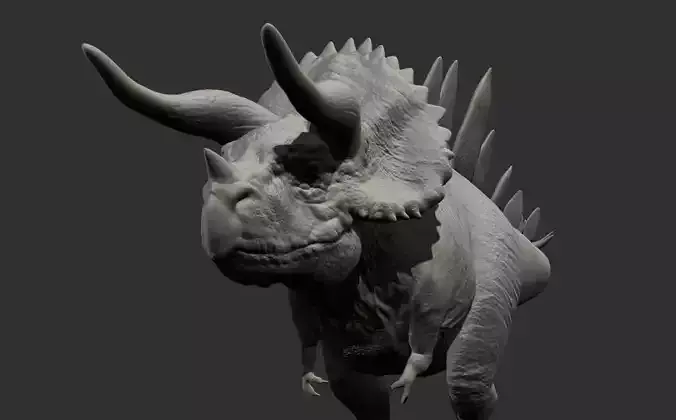 UITIMASAURUS DINOSAUR VER1 STL FILE