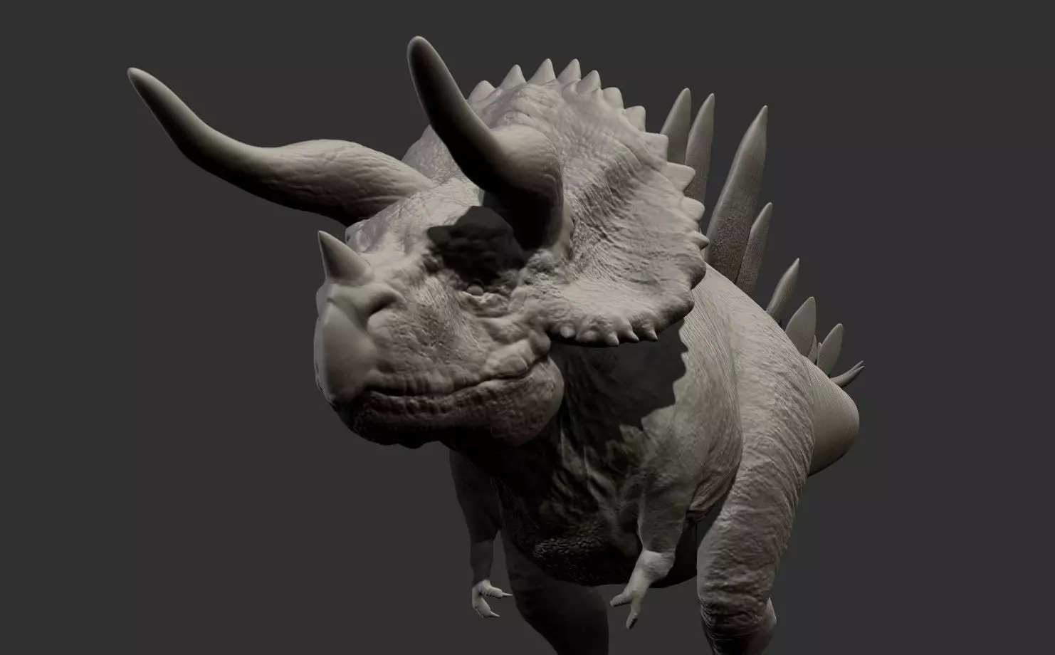 UITIMASAURUS DINOSAUR VER1 STL FILE 3D print model_0