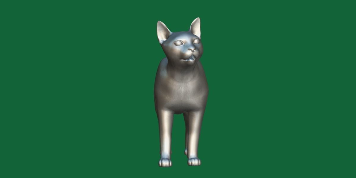 Burmese Domestic Cat 3D model_16