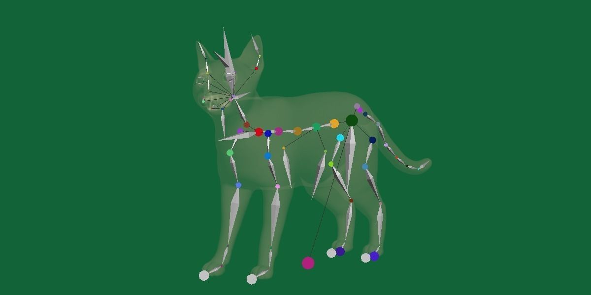 Burmese Domestic Cat 3D model_29