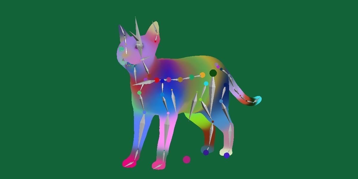 Burmese Domestic Cat 3D model_30