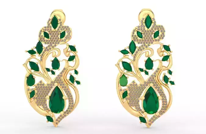 Emerald Earrings