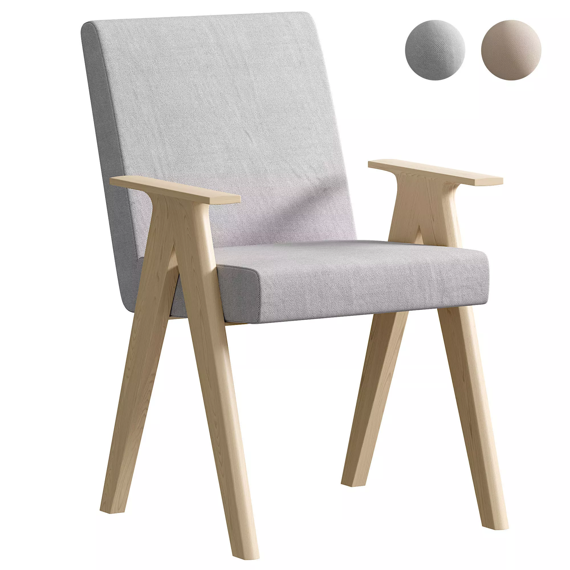 CHAIR IKUMO by Divanru 3D model
