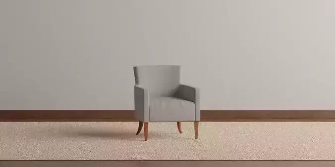 Linen Highback Bucket Chair