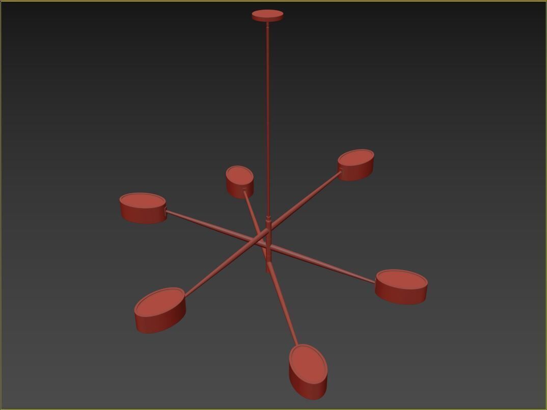 Etoile Chandelier 3D model_8