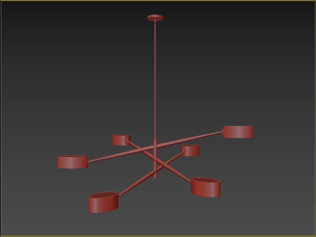 Etoile Chandelier 3D model_9