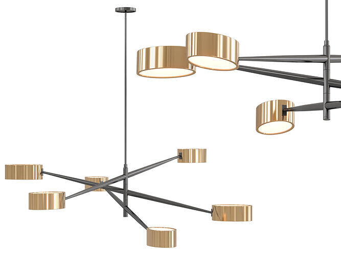 Etoile Chandelier 3D model