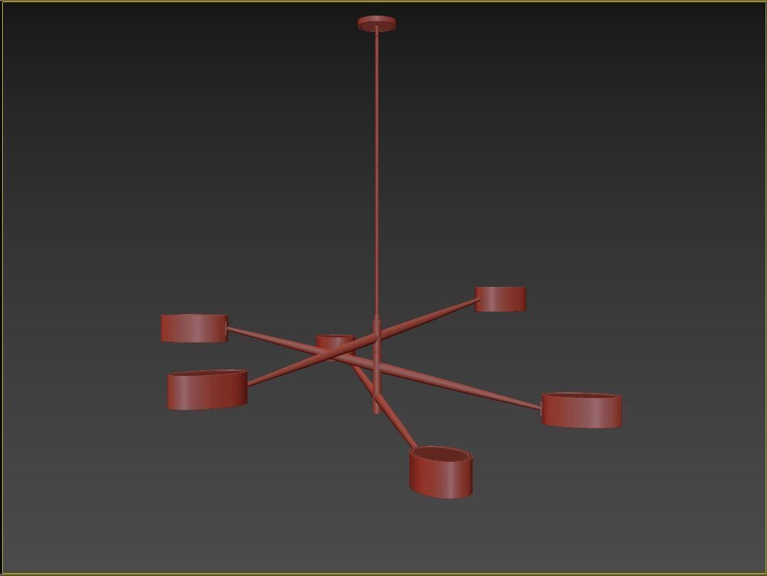 Etoile Chandelier 3D model_12