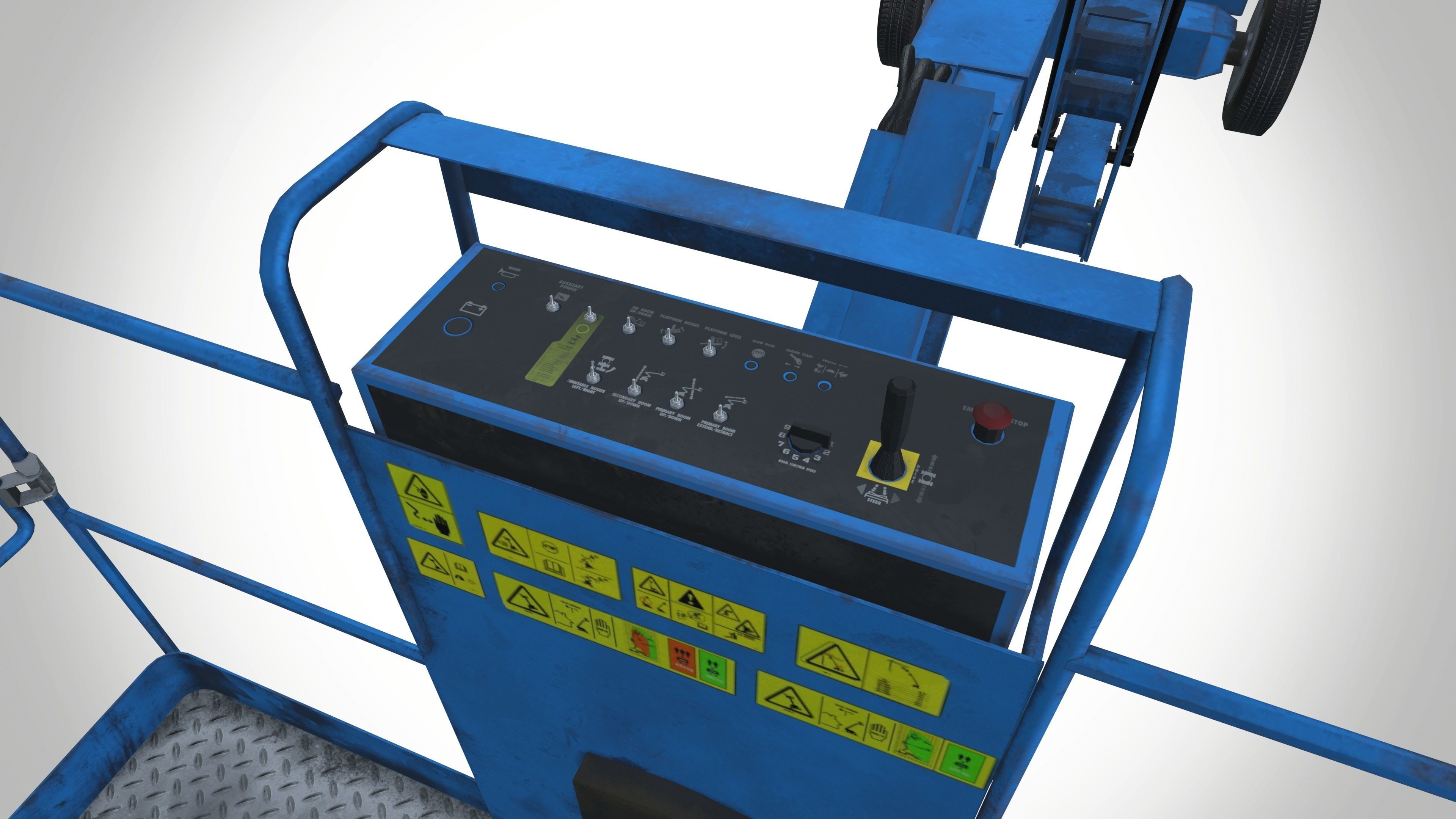 Boom Lift 3D model_8