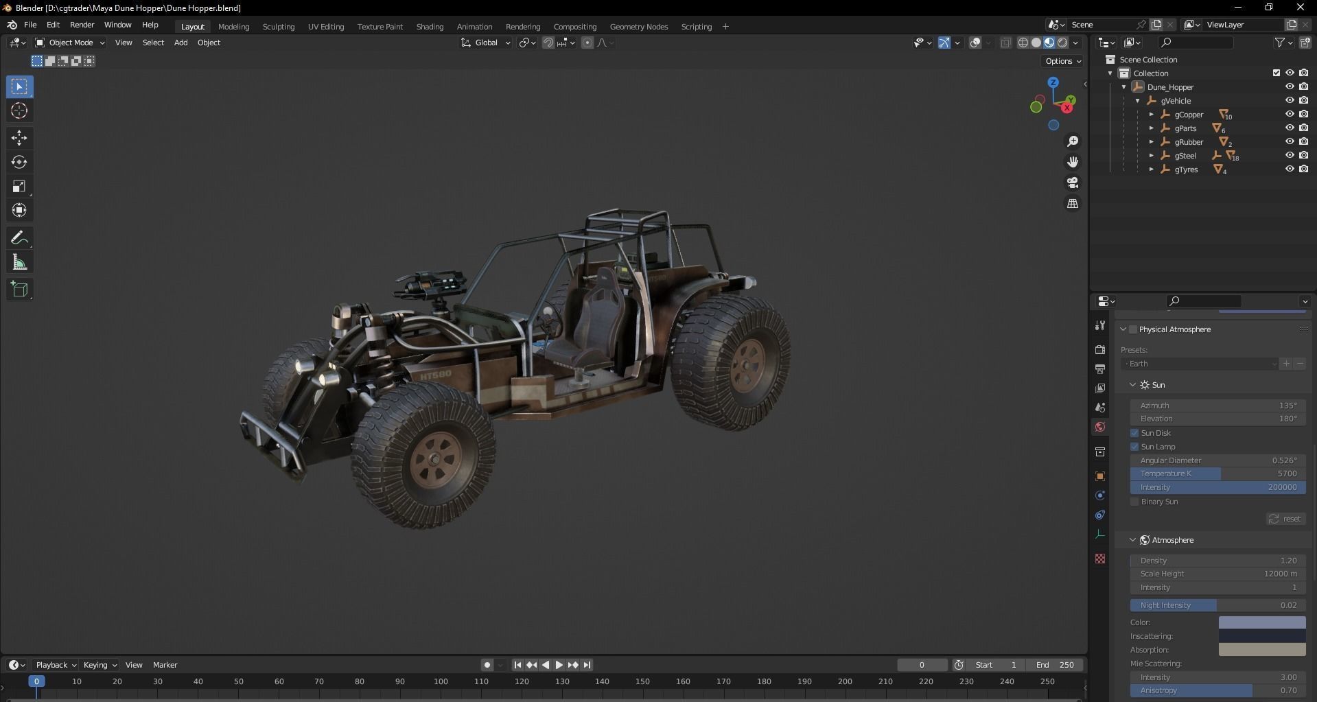 Dune Hopper 3D Model SUBD 3D model_5