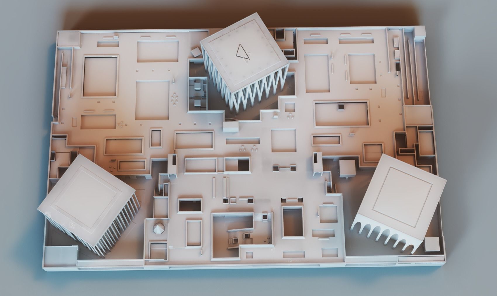 Abrahamic Family House in ABU DHABI  3D print model_1