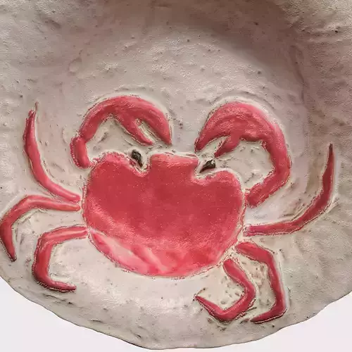 Ceramic dessert plate with sea animal detail Zara Home