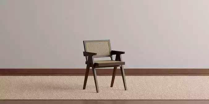 Mid Century Cane Chair