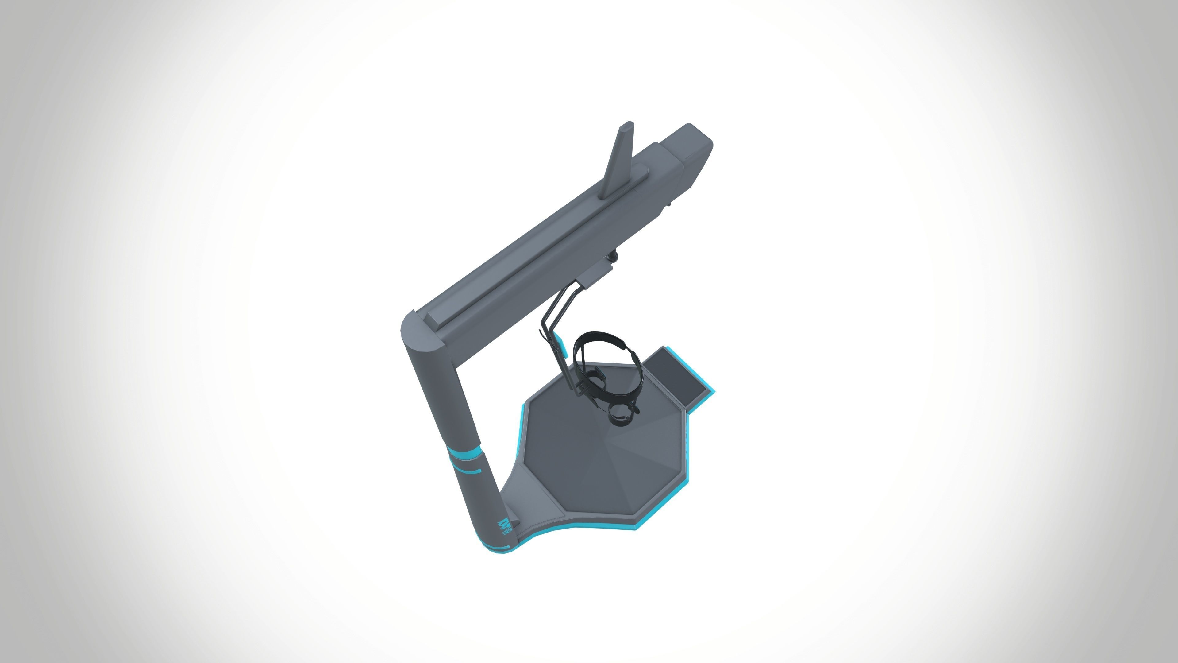 Kat VR walk Low-poly 3D model_7