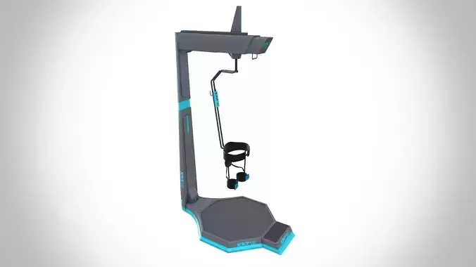 Kat VR walk Low-poly 3D model